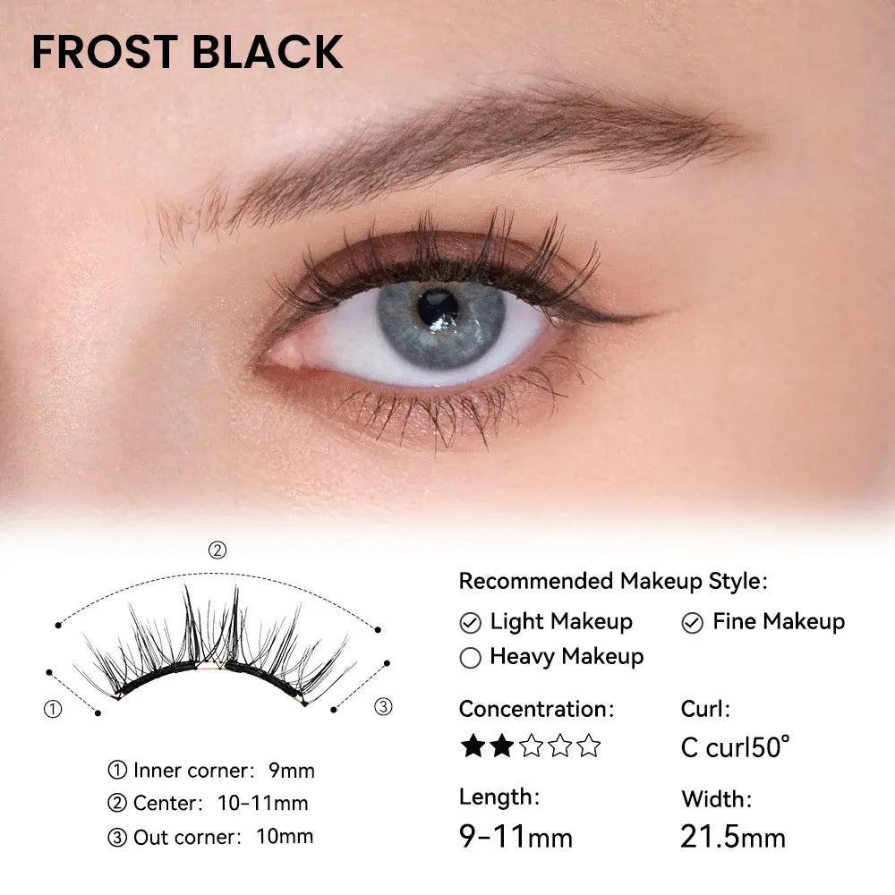 Frost Black MAGNETIC LASH KIT