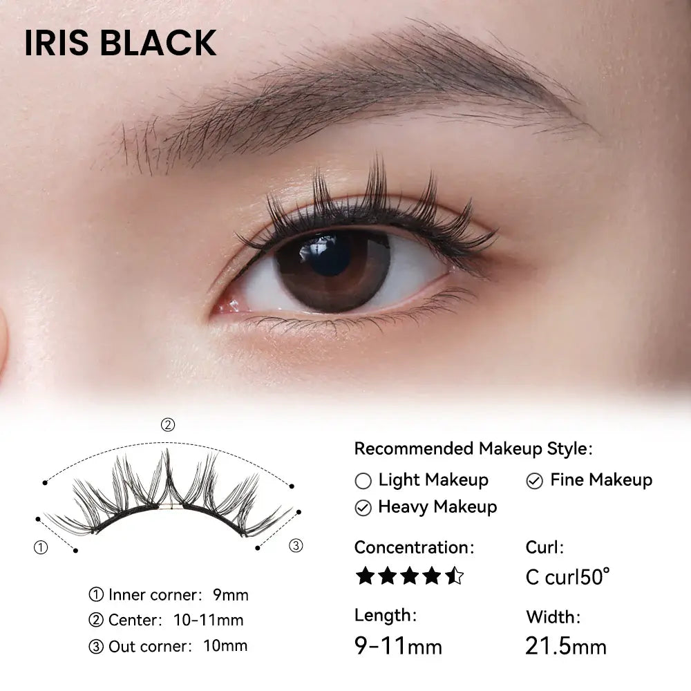 IRIS Black MAGNETIC LASH KIT