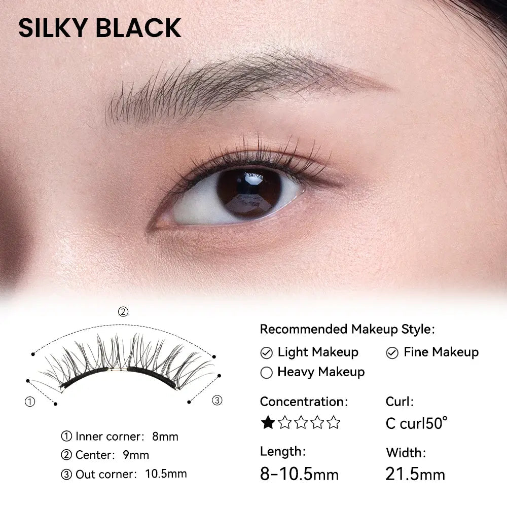 Silky Black MAGNETIC LASH KIT